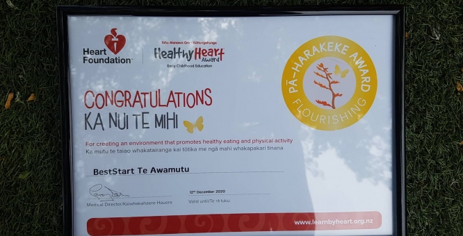We gained or Gold Healthy Heart Award!