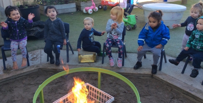 Our Matariki bonfire