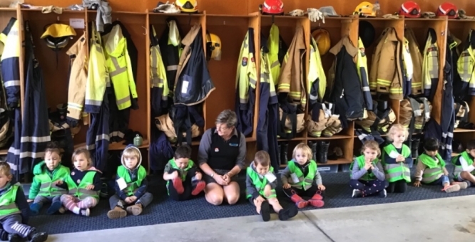 Our visit to the fire  station