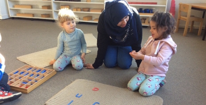 Learning our letters the Montessori way