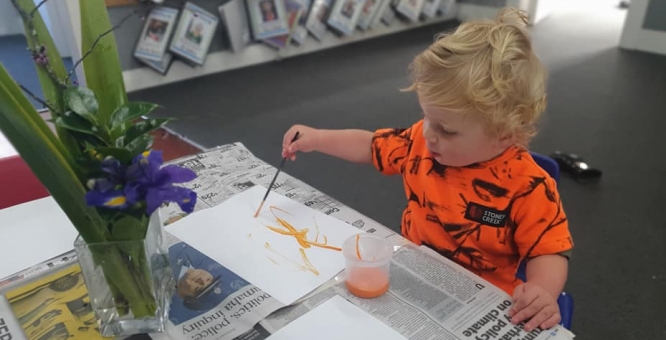 Art in the nursery room