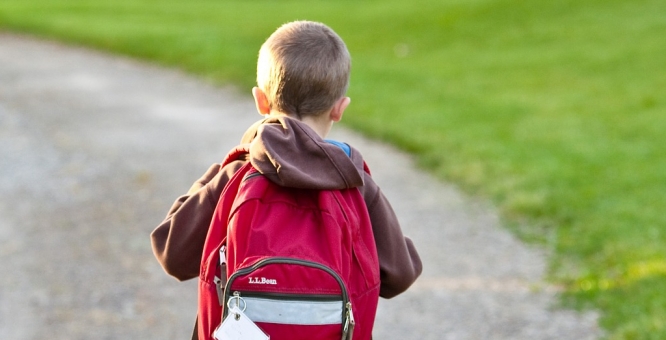 Starting school...  Through a five-year-old's eyes