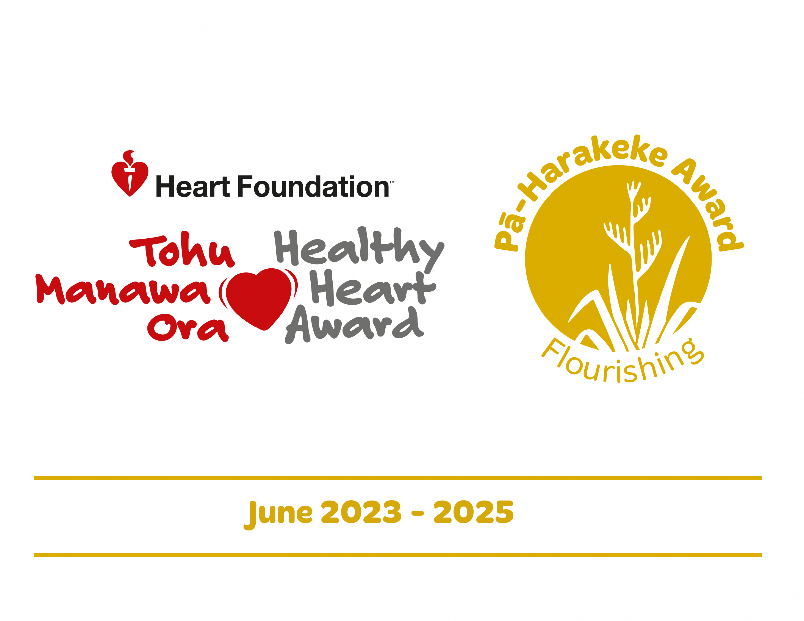 We have a Gold Healthy Heart Award